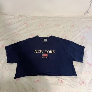 New York Embroidered T-shirt